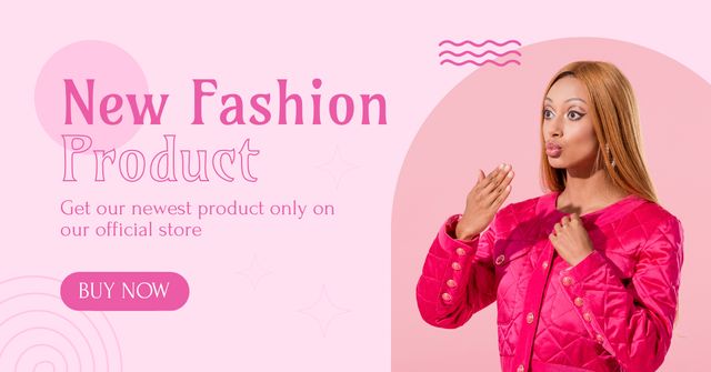 Platilla de diseño Pink Collection Facebook AD
