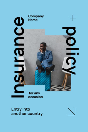 Travel Insurance Policy Offer Flyer 4x6in – шаблон для дизайну