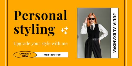 Your Personal Styling Specialist Twitter Design Template