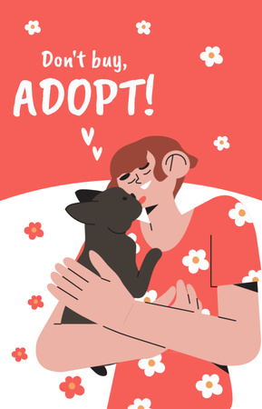 Ontwerpsjabloon van IGTV Cover van Promotie voor adoptie van dieren