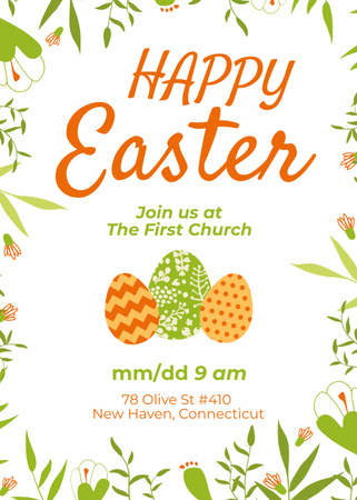 Designvorlage Join us as We Embrace the Joyous Easter Holiday für Invitation
