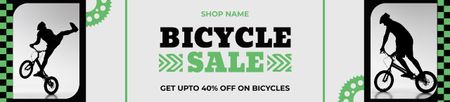 Bicycles Sale Ad Ebay Store Billboard Design Template