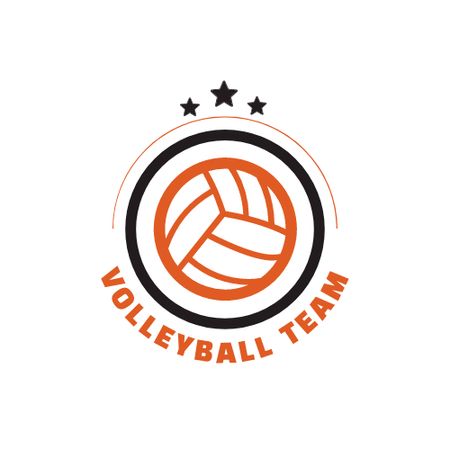 Szablon projektu Volleyball Sport Club Emblem Logo