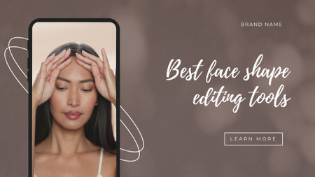 Platilla de diseño Best Online Tools in  Beautiful Woman App Full HD video