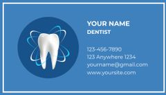 Dental Health Specialist Services Ad on Blue
