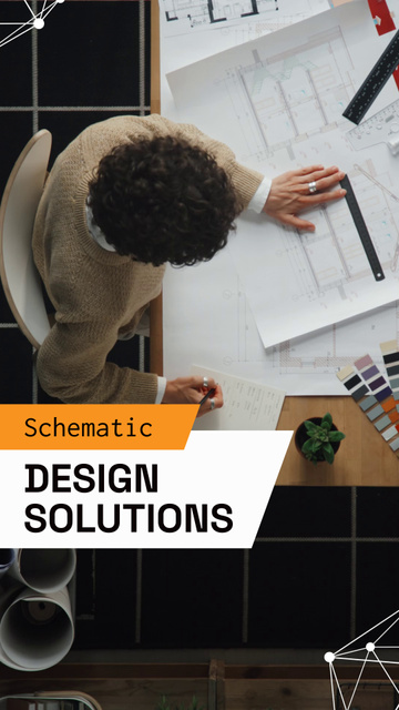 Schematic Designs And Architectural Blueprints By Professionals TikTok Video tervezősablon