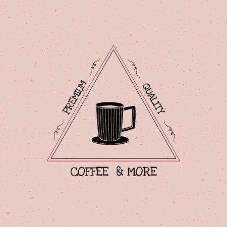 Szablon projektu PREMIUM QUALITY Coffee  & More Lona Corner - Coffee Shop Logo Logo