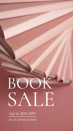 Enchanting Book Sale Update Offer Instagram Story tervezősablon