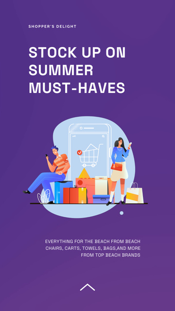 Summer Must-Haves in Stock TikTok Video – шаблон для дизайну