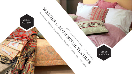 Designvorlage House Textiles Special Offer für Youtube