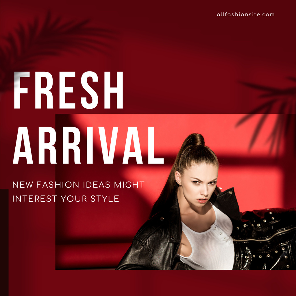Stylish Contemporary Fashion Clothes for Women Instagram Design Template