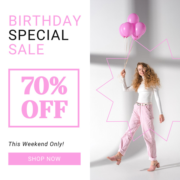Special Birthday Sale Announcement