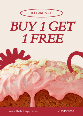 Free Pastry Offer Flayer Design Template