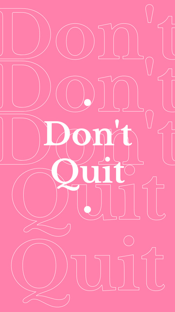 Platilla de diseño Inspiring Quote About Never Giving Up Instagram Story