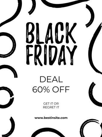 Black Friday deal Poster 36x48in Design Template