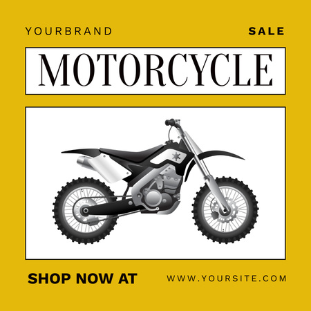 Promoção de loja de motos Instagram Modelo de Design