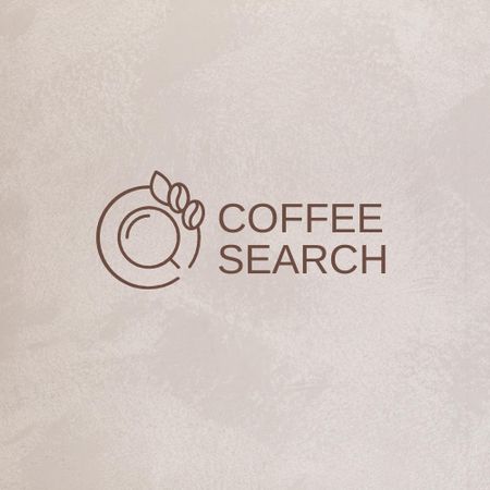 Cafe Ad with Coffee Cup Logo – шаблон для дизайна