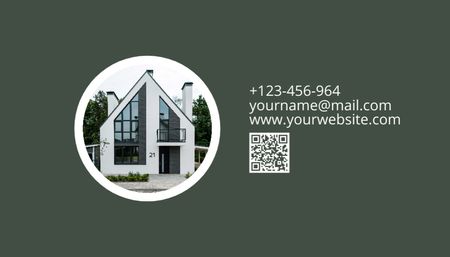 Modern Homes Repair and Improvement Business Card US Design Template