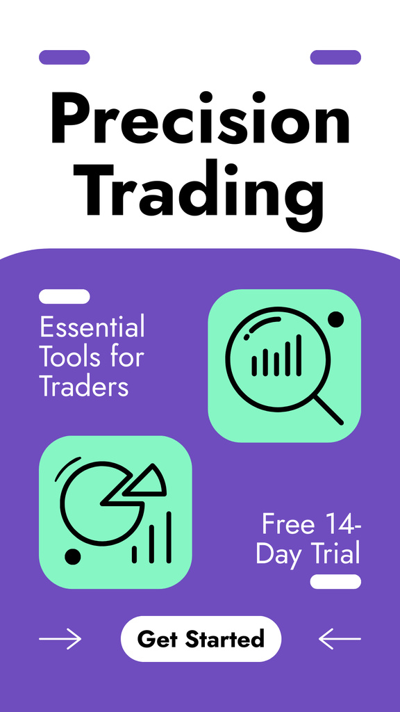 Essential Tools Offer for Precision Trading Instagram Story – шаблон для дизайна