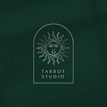 Tarrot Studio Offer Logo Šablona návrhu