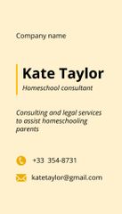 Homeschooling Consultant Service Offer with Text
