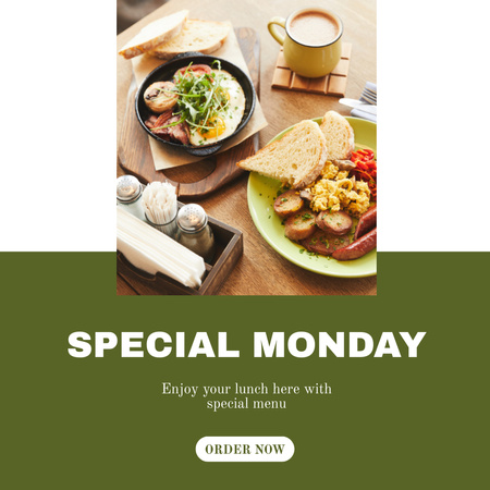 Lunch Special Offer Instagram Design Template