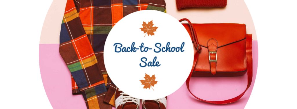 Back to School Uniform Offer Facebook coverデザインテンプレート
