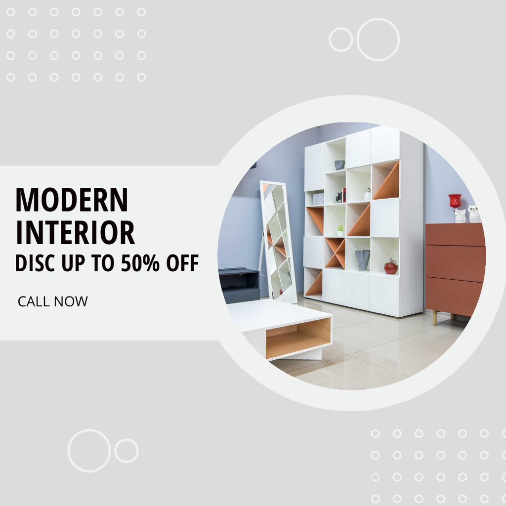Modern Interoir Offer Instagram AD – шаблон для дизайну