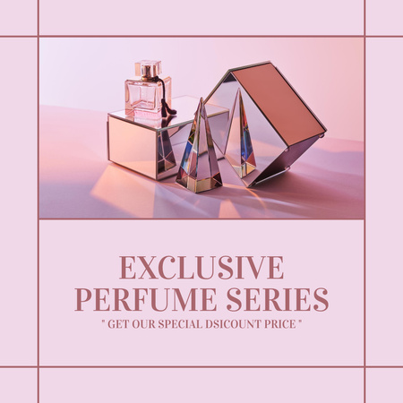 Exclusive Perfume Series Ad Instagram Design Template