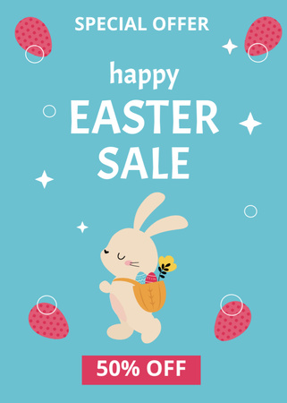Ontwerpsjabloon van Flayer van Special Discount on Easter Day