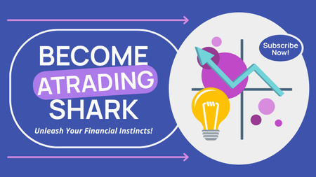 Opening Financial Instruments for Stock Trading Youtube Thumbnail Design Template