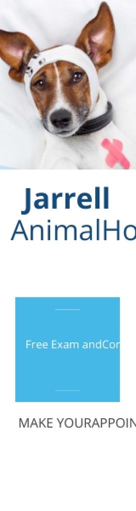 Jarrell Animal Hospital Skyscraper Design Template
