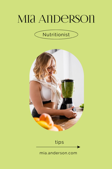 Offer of Nutritionist Services Flyer 4x6in Design Template