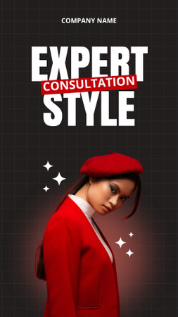 Consultation on Personal Style of Clothes Instagram Story Design Template