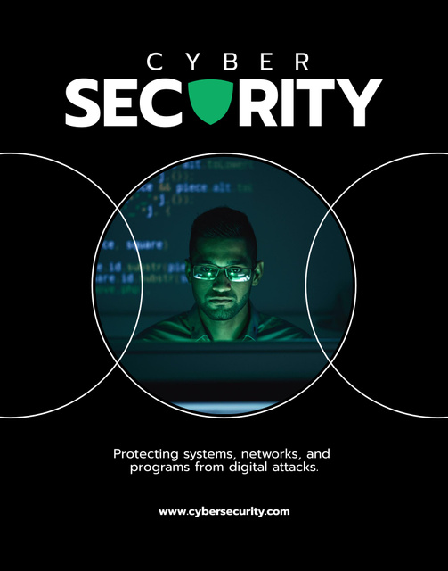 Template di design Innovative Security Services Ad Poster 22x28in
