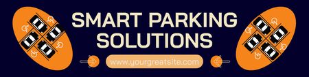 Smart Car Parking Solutions Twitter Design Template