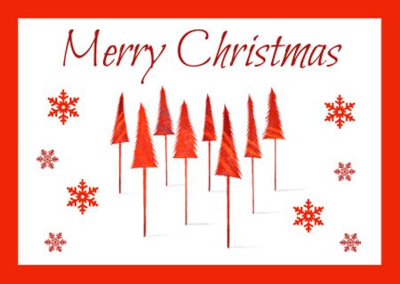 Ontwerpsjabloon van Card van Cute Christmas Holiday Greeting