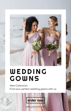 Platilla de diseño Wedding Gowns Store IGTV Cover