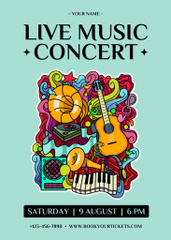 Bright Live Music Concert Announcement