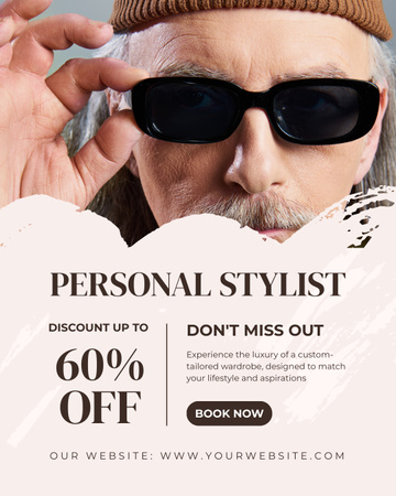 Personal Stylist for People of All Ages Instagram Post Vertical Design Template