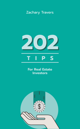 Platilla de diseño List of Real Estate Investor Tips Book Cover