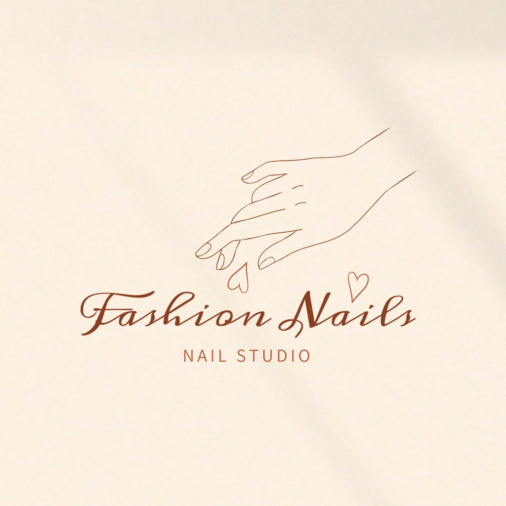 Stunning Manicure Services Provided Logo Design Template