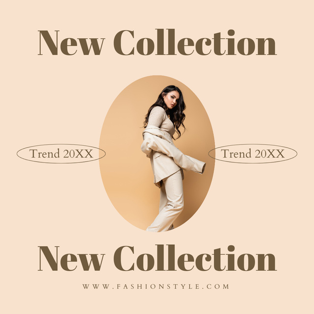 Template di design Elegant Outfits Collection Offer In Orange Instagram