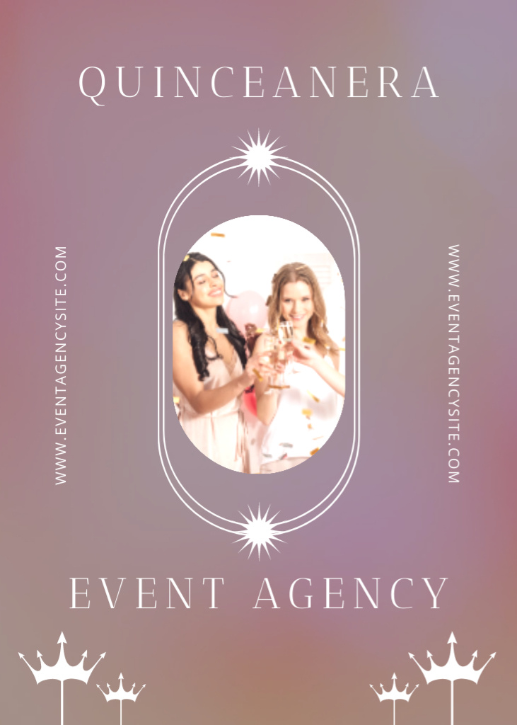 Visit Our Event Agency Flayerデザインテンプレート