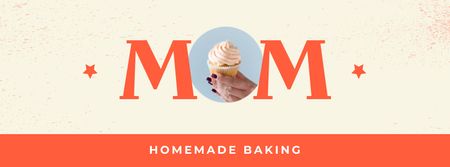 Homemade Baking Offer on Mother's Day Facebook cover tervezősablon