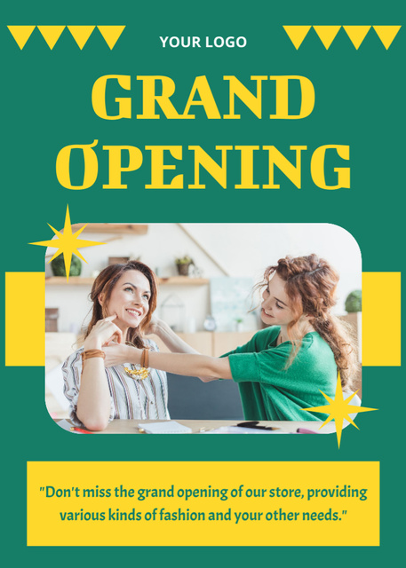 Grand Opening of Craft Store Flayerデザインテンプレート