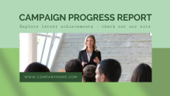 Elections Campaign Progress Report