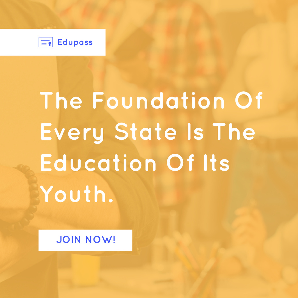 Youth Education Promotion Instagram – шаблон для дизайну