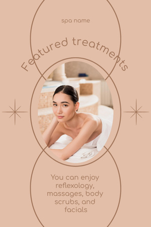 Template di design Spa And Facial Treatment Offer Tumblr