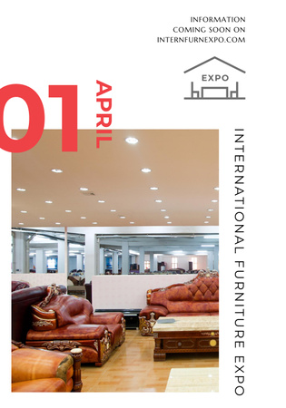 International Furniture Expo Poster 28x40in Design Template